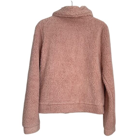 Z Supply Pink Shearling Teddy Jacket Women's XS - Picture 2 of 6